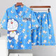 Mu Fengqing pajamas for men in summer short-sleeved thin plus fat plus size cartoon teenager men's home clothes two sets summer 6623 short-sleeved suit M standard (high 165100Jin [Jin equals 0.5 kg])