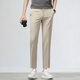 
VERSINOTRSV brand men's trousers men's slim straight cut-out pants casual pants summer thin stretch men's pants khaki 9921-summer thin 29