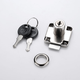 Yonghuan Office drawer lock Old style cabinet lock Furniture cabinet lock Extended double door lock Counter lock Slanted tongue lock Zinc alloy 13822 lock does not have screw blanks for each other