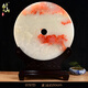 Fanruo Maggie Jade Ornements Hongyun Dangtou 2025 New Jade Ping An Buckle Wine Cabinet Decoration Living Room Office Ornements A9768-60CM