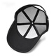 LSIAKT hat men's summer non-fading mesh breathable and fast drying sun protection baseball cap thin hard top baseball cap men's black (back net style) one size L (55-60cm)