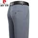 
Pier Cardin summer thin mulberry silk trousers middle-aged business formal wear straight loose non-iron men's suit trousers [Summer] LYC826 meters gray thin 29 [2 feet 2 waist] Collection socks