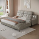 
Dudumeijia simple multifunctional leather bed multifunctional massage bed master bedroom 2m 1.8m leather art bed bedroom wedding bed large bed 9923