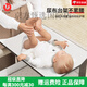 Ullop Crib Multifunktionales Bett Bewegbares Spleißen Baby Bett Baby überreden Artefakt Neugeborene Cradle Cradle-Style-Spleißbett [braune Matte + Windelstisch]