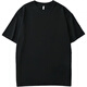 Vancl [Empfohlen von Lei Jun] Kurzärmeliges T-Shirt für das neue trendige Muster im Herren im amerikanischen Stil, das halbärmelte lockeres Gelegenheits-T-Shirt für Männer und Frauen, schwarz 1365 s