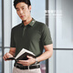 YOUNGOR short-sleeved POLO shirt men's lapel cool fabric instantly cools, skin-friendly, smooth and breathable 2025 olive green VSET533129PCA L (recommended 135-150 Jin Jin equals 0.5 kg)