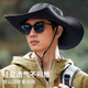 卡尔美（KELME）渔夫帽遮阳帽男防晒帽夏季登山大帽檐西部牛仔帽女太阳帽钓鱼帽