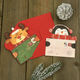 Shantou Lincun Christmas greeting card in English Christmas Eve gift small card cartoon cute postcard kindergarten children primary school students blessing message card handwritten thank you folded copy Christmas greeting card 20041 pack pattern randomly sent