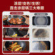 SUPOR pot set uncoated fine iron kitchen complete household set pot iron pan frying pan soup pot anti-stick gas special full set household 8-piece set