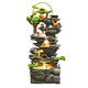 Grandes adornos de la fuente de agua que frota al piso para sala de estar, riqueza, rueda de feng shui, regalos de apertura, decoración de agua de circulación de montaña 9926 pequeños 106 cm