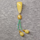 Art fragrant beeswax three-way Buddha head with clouds on back and disciple beads set cultural toy beads 108 accessories small diamond star and moon hundred fragrance Buddha hands three-way Buddha head with clouds on back and disciple beads