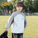 G.DUCKKIDS boys' sun protection jacket 2025 new autumn children's quick-drying jacket medium and large children's casual outdoor wear fashionable white and gray 120