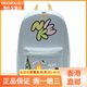 Nike [Bolso personalizado] Lindo estampado de dibujos animados lindos con cremallera de moda de moda y tela de cierre Flores y serpientes frescas