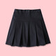 Hualin Mode Girls Plissee Rock Grundschule Uniform Performance Marine Khaki Sommer Mittelschule Guangzhou Dreizehn Linien 6627 Schwarz 110 cm