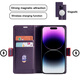 佑画适用iPhone16promax插卡手机皮套苹果16plus钱包款手机壳保护套 棕色无线充手机皮套 iPhone11ProMax
