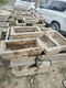 Old stone trough, pig trough, manger, fish tank, flower pot, outdoor courtyard stone wash basin, old parts, landscaping flow set, millstone newly dug mahogany heart stone basin