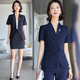 Zhenyi Interview Anzug weiblicher Lehrer Streifen Jacke Thin God Style Anzug Anzug Sinn formelle mittelgroß