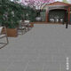 
Outdoor courtyard floor tiles 600 antique tiles villa garden sun terrace burning surface anti-slip anti-freeze ceramic tiles red sesame stone 12611 600*600