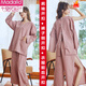 
Modal moxibustion clothes pure cotton front and back button physiotherapy clothes moxibustion clothes cardigan button button open back scraping acupuncture clothes massage clothes gray strip 829 men's style 3XL