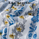 La Chapelle [La Chapelle] Sommer Fashion Vacation Storm Bohemian Kleid LD1585 Blau 110 110 Vorschläge/Höhe 100-
