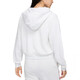 NIKEChill Terry Solid Color Loose Zipper Hooded Jacket Women's Birch Heather Birch Heather XS
