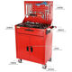 Pupan Hardware Tool Cart Workshop Auto Repair Drawer Cart Tool Cabinet Multifunctional Mobile Repair Hardware Worker Upgraded Single Drawer with Back Plate