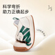 Terranis Autumn and Winter Baby Toddler Shoes Mesh Breathable Anti-Kick and Anti-Slip Bread Shoes 1-3 Years Old Male and Female Baby Functional Children's Shoes White/Green Autumn Microfiber 23 Inner Shoe Length 15.0cm Suitable for Foot Length 14.0