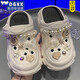 New Balance Dynamic (newbknxzong) для девочек-дырочка Summer Baotou Sandals 2025 Новые детские две ношения водонепроницаемы