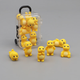Mini dessin animé Little Milk Dragon Ging Ging Gadget Doll Ornements Toys de la voiture de bureau et petits cadeaux pour les enfants. Vraie couleur mignon petit lait dragon 30 ensembles