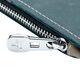 Sac de passeport en cuir authentique pour hommes et femmes, portefeuille de voyage antivol, fermeture éclair multifonctionnel, clip de billetteur ultra-mince, sac d'identité, noir