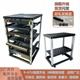 Einfacher Schrank 9U12U Einfacher Schrank Offener 19-Zoll-Verstärker-Verstärker Audio KTV Montageschrank DIY Rack Schwarz 1429 mm Höhe 723 mm Tiefe 1x1x1cm