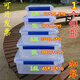 Yonghuan transparent rectangular box with lid, large capacity box refrigerator storage seal box, thick sealed model 22L9901