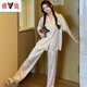 Yalu Bingsi Pyjamas pour femmes en été en été doux et confortable style ours ours de dessin de l'été pantalon à manches courtes ensembles de vêtements à la maison yfy9905 # m [suggéré 80-100jin [Jin est égal à 0,5 kg]]]