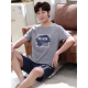 Calculat/Keen(CALCULAT/KEEN) CK pajamas for men summer pure cotton short sleeve thin large size youth cotton men's home clothing suit summer A679[Cotton] M [Suggested 80-110Jin[Jin equals 0.5 kg]]