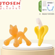 Yoshida Hisamori JTOSEN Baby Molars Baby Mushroom Teether Toy Oral Appetite Chewable Teething Period Le Silicone Antibacterial Silicone Material Anti-eating Hand Silicone Teether Nasor Cat 2+ Box