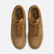 Nike (NIKE) official AIR FORCE 1 Women's Air Force No. 1 Sports Shoes Glue Sole FZ7372 200 Linen/Wheat Yellow/Rubber Light Brown/Black/Team Gold 38.5