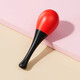 Sand Hammer Baby Hand-Rocking Small Sand Hammer Newborn Grab Listening Chasing Toy Training Black and Red Sand Hammer [2]