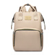 Velvet Ártico 2025 Nuevo bolso madre Mother Bag Mother Bag a prueba de agua Multifuncional Bolsa de leche de gran capacidad Polvo Bag Color de color caqui [28 litros impermeables en espesas] Entrega al carruaje de los niños colgando