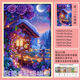 Taoli Familie High-Pretty House Beautiful View Puzzle 1000 Stücke mit Frames für Erwachsenenheilung und dekorative Gemälde für Kinderpädagogische Spielzeug für Traumbau Cottage-H3271 300 Stücke zum Aufbrechen-Senden Sie Poster senden