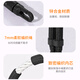 BZBC mobile phone lanyard wrist chain anti-theft, anti-lost and anti-fall with gasket connection piece back sticker USB key strap sling short style suitable for Apple Huawei shell black