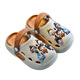 Nezha Kinderhochschuhe für Jungen und Mädchen im Sommer Dicker Sportarten Kleidung Strand gegen Schlitten-Kee-resistente mittelgroße Kindersandalen Khaki 36-37 Größe [innere Länge 22 cm]