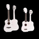 Ibanezukulele White Wood Anfänger Ukulele 21 Zoll 23 Zoll Small Gitarre Ukulele Free Pick + String Vorbereitung + Tutorial + Rucksack 23 Zoll