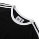 阿迪达斯（adidas）三叶草男装上衣 2025夏季新款时尚三条纹黑白圆领休闲长袖T恤衫 IA4877 L