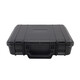 Tuobide hardware tool box portable instrumentation equipment safety protection box stabilizer storage box plastic packaging box 3527 black empty box