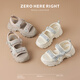 
SIPUWANG Sports Sandals for Women 2025 Summer New High-Soled Thick-Soled Casual Sponge Cake Shoes Wear Anti-Slip Beach Shoes Velcro 693 Beige * Heel Heel Height 6.5cm 38