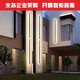 XMSJ Minimalistische Wandleuchte wasserdichte Villa Innenhof Waschleuchte LED LED STRIME LEGENSCHLAGEN OUTDOOR SUPER
