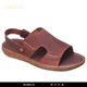 rowilcs brand men's sandals 2025 summer new non-slip soft-soled beach slippers men's breathable driving dual-purpose sandals men's black 38