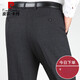 
Pierre cardin middle-aged men's trousers dad's trousers summer thin middle-aged men's trousers high waist 2025 suit pants knitted 9905 elegant gray 29