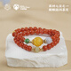 Potala Palace Sichuan Material Southern Red Beeswax Jadeite Multi-circle Bracelet Playing Rosary Beads Bracelet as a birthday gift for your girlfriend in the year of your life