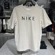 Nike (NIKE) T-shirt men's quick-drying short-sleeved summer new sportswear light and sun protection top running suit Fanbai HV4882-121 Quick-drying and breathable L 130-150Jin [Jin equals 0.5 kg]